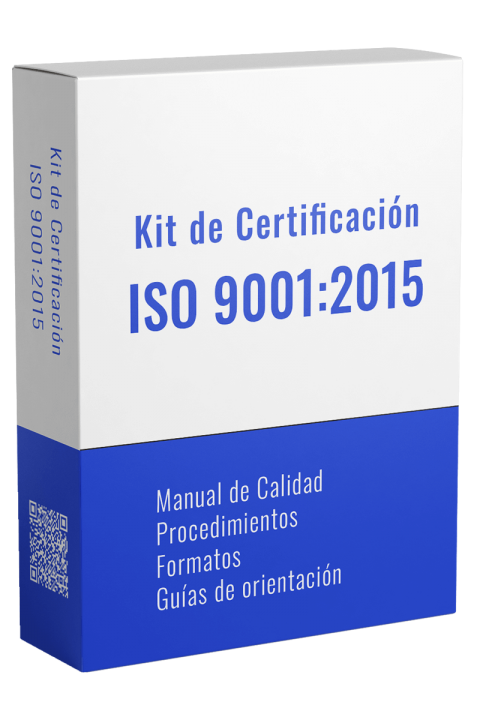 Paquete de documentos ISO 9001:2015, la certificación en tiempo récord.