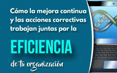 Cómo la mejora continua y las acciones correctivas trabajan juntas por la eficiencia y efectividad de tu organización